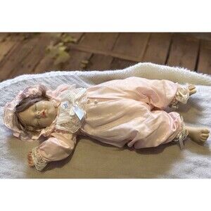 1991 Susan Wakeen LE Sleep My Child Closed Eyes Vinyl Soft Body 19.5” Baby Girl